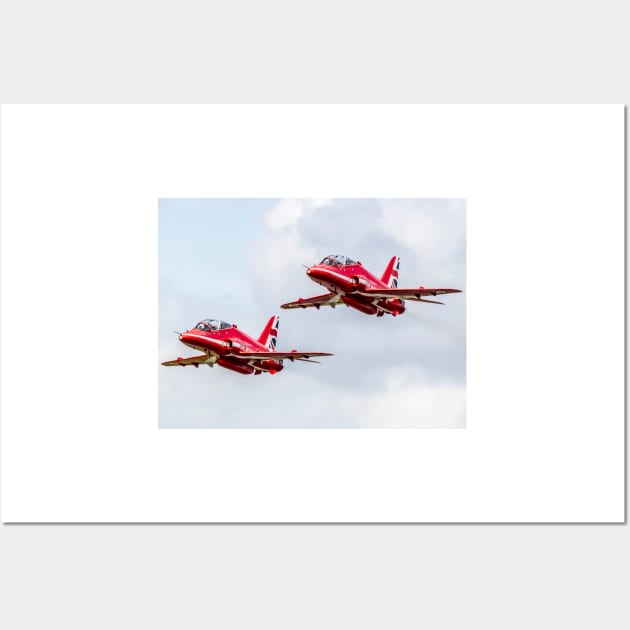 Red Arrows Formation Pair Wall Art by captureasecond